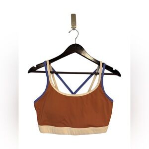 Aerie Brown and Blue Sports Bra